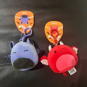 Halloween Squad Joldy & Karlie‎ Squishmallows Key Chains Set Of 2 New With Tags